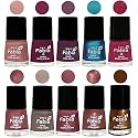 Nail Paint | Glossy &amp; Shine Nail Polish Combo| 6 ml Each) - Set of 10 Multicolor,05334