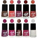 Nail Paint | Glossy &amp; Shine Nail Polish Combo| 6 ml Each) - Set of 10 Multicolor,04840