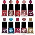 Nail Paint | Glossy &amp; Shine Nail Polish Combo| 6 ml Each) - Set of 10 Multicolor,05225