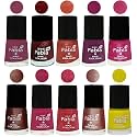 Nail Paint | Glossy &amp; Shine Nail Polish Combo| 6 ml Each) - Set of 10 Multicolor,04921