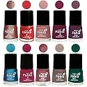 Nail Paint | Glossy &amp; Shine Nail Polish Combo| 6 ml Each) - Set of 10 Multicolor,05256