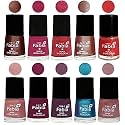 Nail Paint | Glossy &amp; Shine Nail Polish Combo| 6 ml Each) - Set of 10 Multicolor,05127