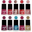 Nail Paint | Glossy &amp; Shine Nail Polish Combo| 6 ml Each) - Set of 10 Multicolor,05186