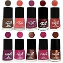Nail Paint | Glossy &amp; Shine Nail Polish Combo| 6 ml Each) - Set of 10 Multicolor,04835