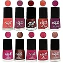 Nail Paint | Glossy &amp; Shine Nail Polish Combo| 6 ml Each) - Set of 10 Multicolor,04857