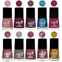 Nail Paint | Glossy &amp; Shine Nail Polish Combo| 6 ml Each) - Set of 10 Multicolor,05332