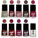 Nail Paint | Glossy &amp; Shine Nail Polish Combo| 6 ml Each) - Set of 10 Multicolor,05849