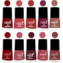 Nail Paint | Glossy &amp; Shine Nail Polish Combo| 6 ml Each) - Set of 10 Multicolor,05455