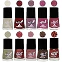 Nail Paint | Glossy &amp; Shine Nail Polish Combo| 6 ml Each) - Set of 10 Multicolor,05750