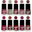 Nail Paint | Glossy &amp; Shine Nail Polish Combo| 6 ml Each) - Set of 10 Multicolor,05824