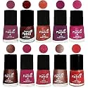 Nail Paint | Glossy &amp; Shine Nail Polish Combo| 6 ml Each) - Set of 10 Multicolor,04889