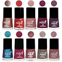 Nail Paint | Glossy &amp; Shine Nail Polish Combo| 6 ml Each) - Set of 10 Multicolor,05244