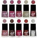 Nail Paint | Glossy &amp; Shine Nail Polish Combo| 6 ml Each) - Set of 10 Multicolor,05787