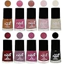 Nail Paint | Glossy &amp; Shine Nail Polish Combo| 6 ml Each) - Set of 10 Multicolor,05667
