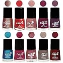 Nail Paint | Glossy &amp; Shine Nail Polish Combo| 6 ml Each) - Set of 10 Multicolor,05238