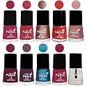 Nail Paint | Glossy &amp; Shine Nail Polish Combo| 6 ml Each) - Set of 10 Multicolor,05189