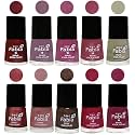 Nail Paint | Glossy &amp; Shine Nail Polish Combo| 6 ml Each) - Set of 10 Multicolor,05762