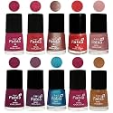 Nail Paint | Glossy &amp; Shine Nail Polish Combo| 6 ml Each) - Set of 10 Multicolor,05156
