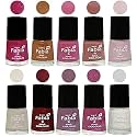 Nail Paint | Glossy &amp; Shine Nail Polish Combo| 6 ml Each) - Set of 10 Multicolor,05643