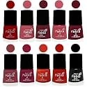 Nail Paint | Glossy &amp; Shine Nail Polish Combo| 6 ml Each) - Set of 10 Multicolor,05528