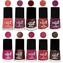 Nail Paint | Glossy &amp; Shine Nail Polish Combo| 6 ml Each) - Set of 10 Multicolor,04867