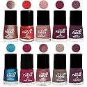 Nail Paint | Glossy &amp; Shine Nail Polish Combo| 6 ml Each) - Set of 10 Multicolor,05252
