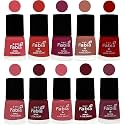 Nail Paint | Glossy &amp; Shine Nail Polish Combo| 6 ml Each) - Set of 10 Multicolor,05474