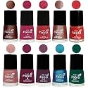 Nail Paint | Glossy &amp; Shine Nail Polish Combo| 6 ml Each) - Set of 10 Multicolor,05139