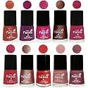 Nail Paint | Glossy &amp; Shine Nail Polish Combo| 6 ml Each) - Set of 10 Multicolor,04986