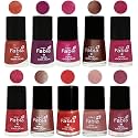 Nail Paint | Glossy &amp; Shine Nail Polish Combo| 6 ml Each) - Set of 10 Multicolor,04998