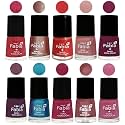 Nail Paint | Glossy &amp; Shine Nail Polish Combo| 6 ml Each) - Set of 10 Multicolor,05196