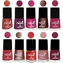 Nail Paint | Glossy &amp; Shine Nail Polish Combo| 6 ml Each) - Set of 10 Multicolor,05006