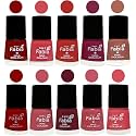 Nail Paint | Glossy &amp; Shine Nail Polish Combo| 6 ml Each) - Set of 10 Multicolor,05461