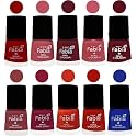 Nail Paint | Glossy &amp; Shine Nail Polish Combo| 6 ml Each) - Set of 10 Multicolor,05525