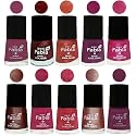Nail Paint | Glossy &amp; Shine Nail Polish Combo| 6 ml Each) - Set of 10 Multicolor,04922