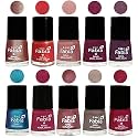 Nail Paint | Glossy &amp; Shine Nail Polish Combo| 6 ml Each) - Set of 10 Multicolor,05246
