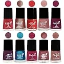 Nail Paint | Glossy &amp; Shine Nail Polish Combo| 6 ml Each) - Set of 10 Multicolor,05197