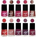 Nail Paint | Glossy &amp; Shine Nail Polish Combo| 6 ml Each) - Set of 10 Multicolor,05091