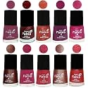 Nail Paint | Glossy &amp; Shine Nail Polish Combo| 6 ml Each) - Set of 10 Multicolor,04926