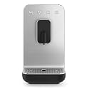 Smeg Automatic Coffee Machine, Original Italian Brand, Patented Smeg Black color, One-touch Espresso Maker, 8+ Recipe options, Smart Touch Control, 19 Bar Pressure, Direct Bean to Cup, BCC11BLMEU