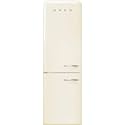 Smeg FAB32 Retro Refrigerator – 50s Style Fridge with Bottom Freezer, No-Frost, LED Display &amp; Lighting, LifePlus Zone, Multi-Airflow – 12.2 cu ft – Cream - Made in Italy