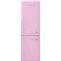 Smeg FAB32 Retro Refrigerator-Freezer – 50s Style Fridge with Bottom Freezer, No-Frost, LED Display &amp; Lighting, LifePlus Zone, Multi-Airflow – 12.2 cu ft – Made in Italy - Pink