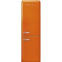 Smeg FAB32 Retro Refrigerator-Freezer – 50s Style Fridge with Bottom Freezer, No-Frost, LED Display &amp; Lighting, LifePlus Zone, Multi-Airflow – 12.2 cu ft – Made in Italy - Orange