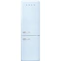 Smeg FAB32 Retro Refrigerator – 50s Style Fridge with Bottom Freezer, No-Frost, LED Display &amp; Lighting, LifePlus Zone, Multi-Airflow – 12.2 cu ft – Pastel Blue - Made in Italy