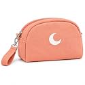Smell Proof Makeup Bag with Moon - Carbon Neutralizing Fabric - Air Tight Zippers