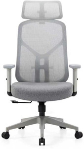 SMI Fabric Office Adjustable Arm Chair