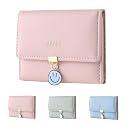 AACKS Smile Wallet for Little Girls and Women - Small, Preppy, Aesthetic Y2K Style With Smile Pendant