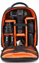 Smiledrive Waterproof DSLR Backpack Camera Bag, Lens Accessories Carry Case for Nikon, Canon, Olympus, Pentax & Others-Ideal for Professional Photographers (Orange)  Camera Bag (Black)