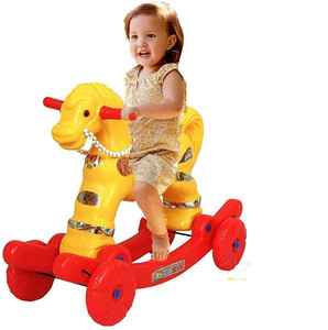 smiley bell 2 in 1 horse rider