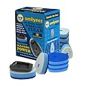 Smilyeez No Plastic Blue Dotted Sponge Refill for Scotch-Brite's Dishwand Refill 10 Pack with Adapter